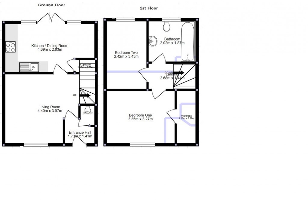 Floorplans For Hyatt Close, Longford, Gloucester