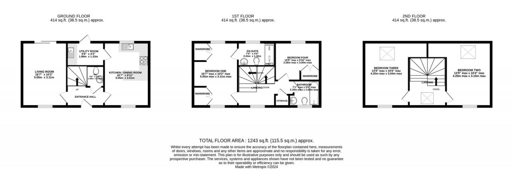 Floorplans For Windfall Way, Gloucester