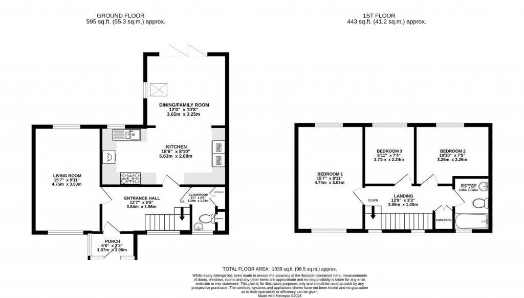 Floorplans For Meadow Road, Stonehouse