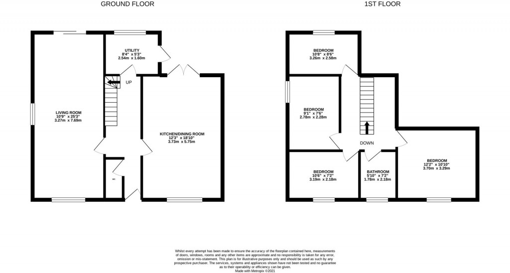 Floorplans For Aston Ingham Road, Kilcot, Newent
