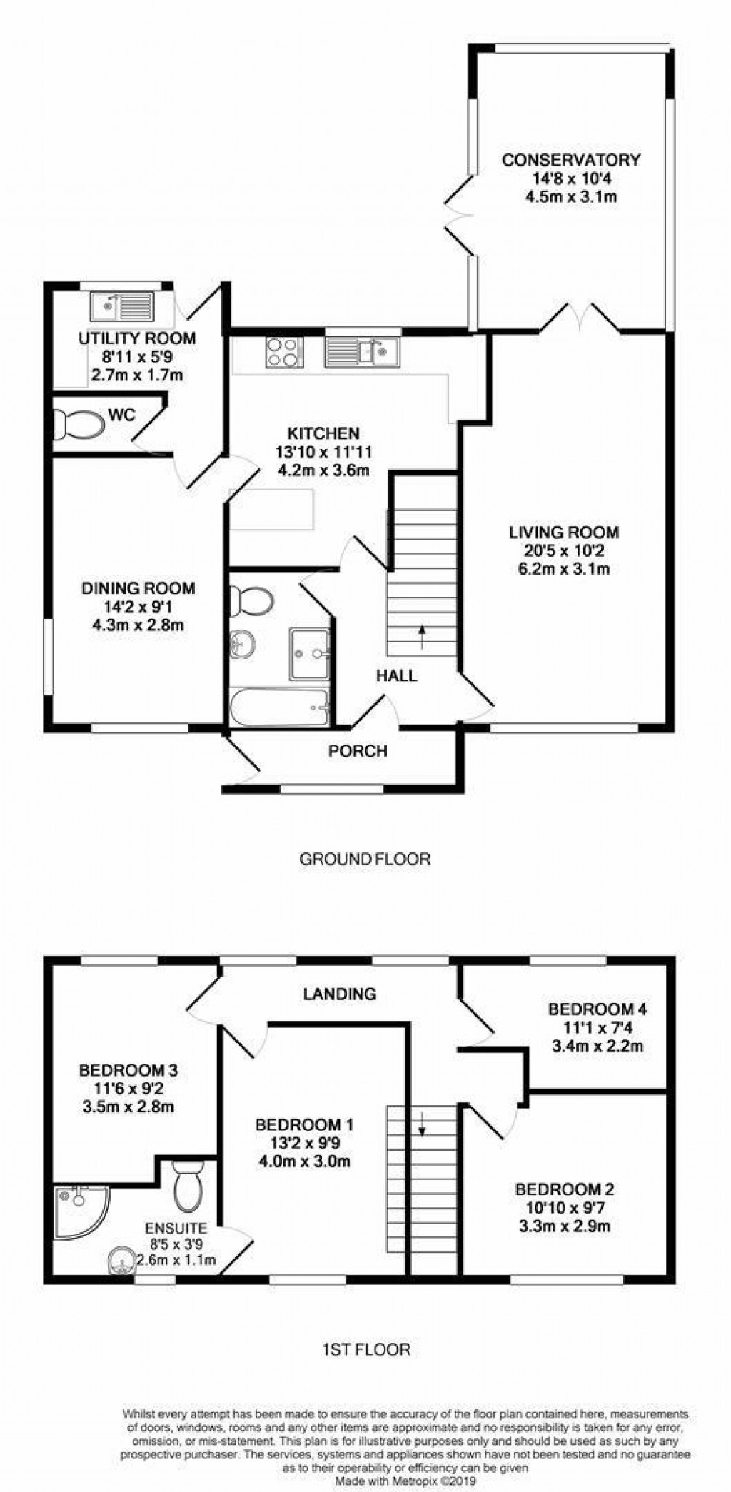 Floorplans For Castle Mead, King`s Stanley, Stonehouse