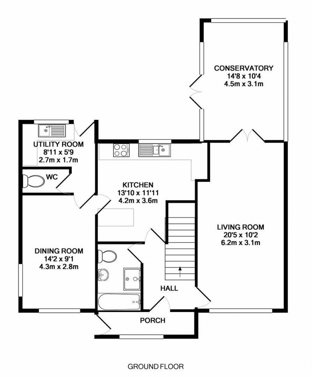 Floorplans For Castle Mead, King`s Stanley, Stonehouse