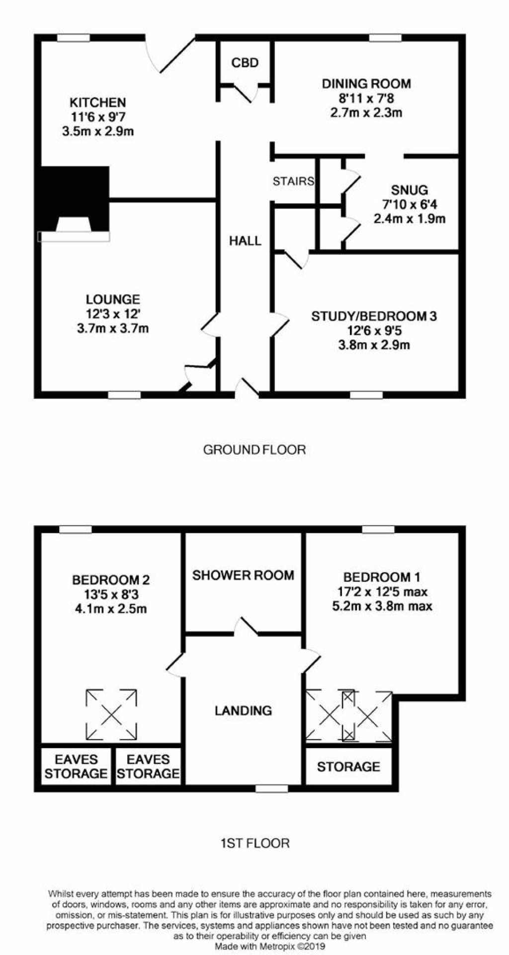 Floorplans For Culver Street, Newent