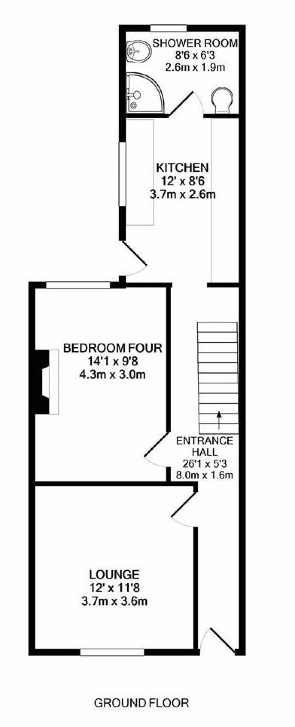 Floorplans For Oxford Road, Kingsholm, Gloucester