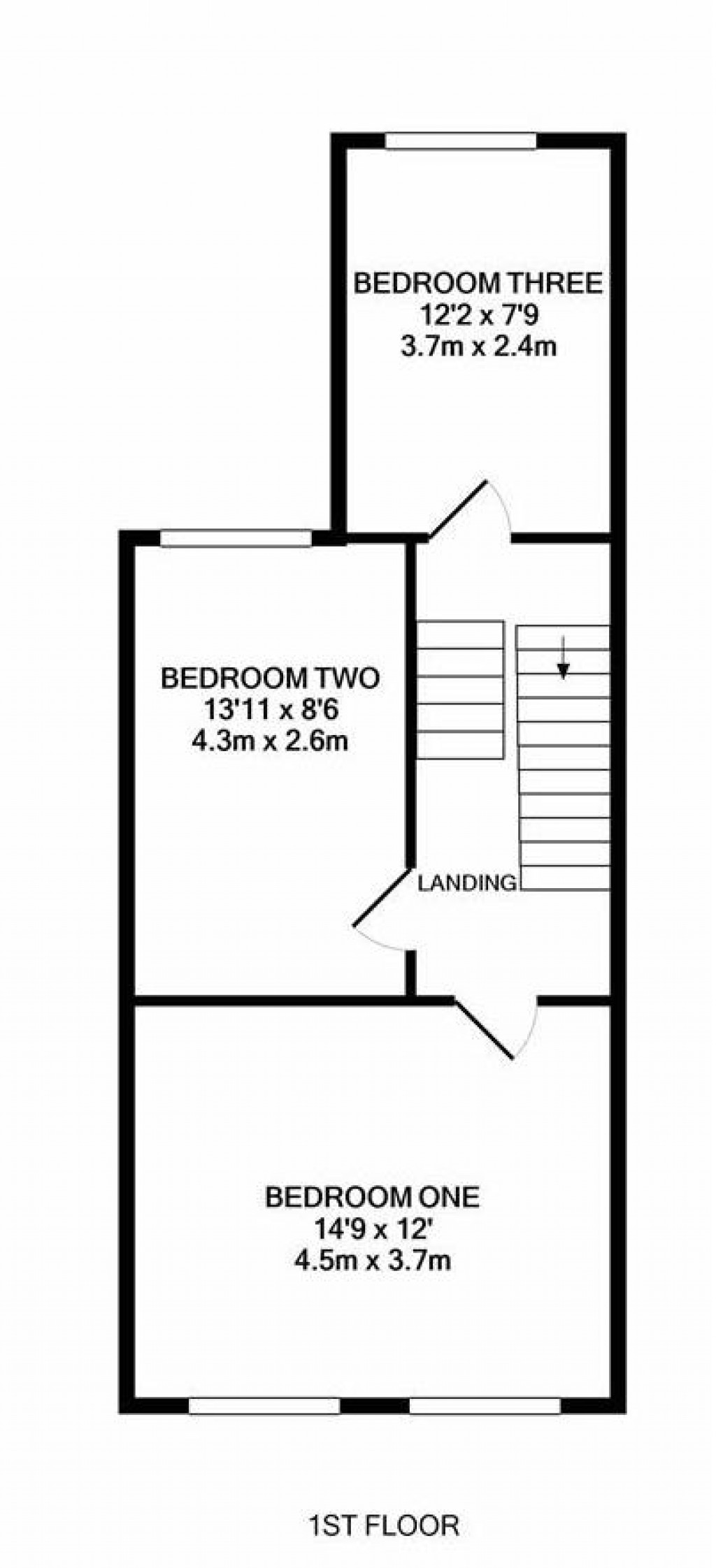 Floorplans For Oxford Road, Kingsholm, Gloucester