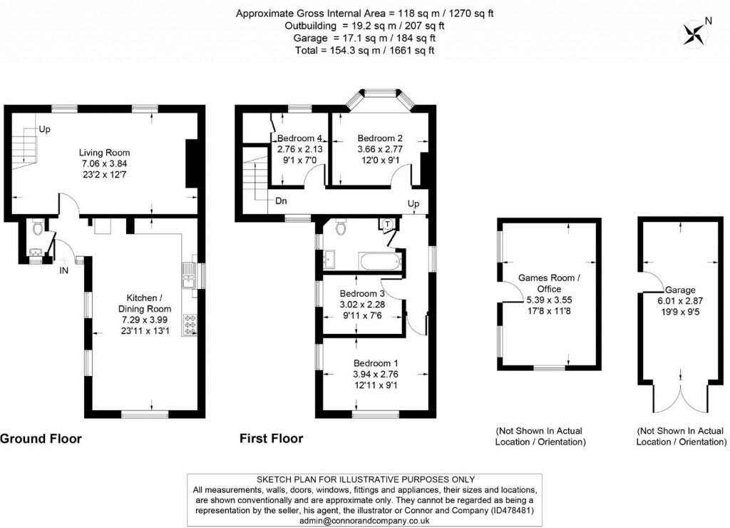 Floorplans For Framilode, Gloucester