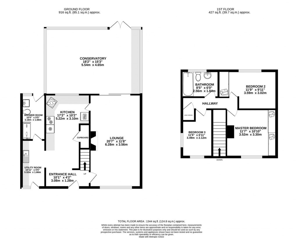 Floorplans For Oatfield Road, Frampton On Severn