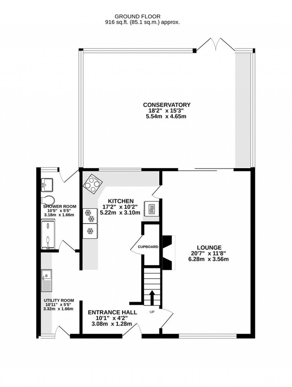 Floorplans For Oatfield Road, Frampton On Severn