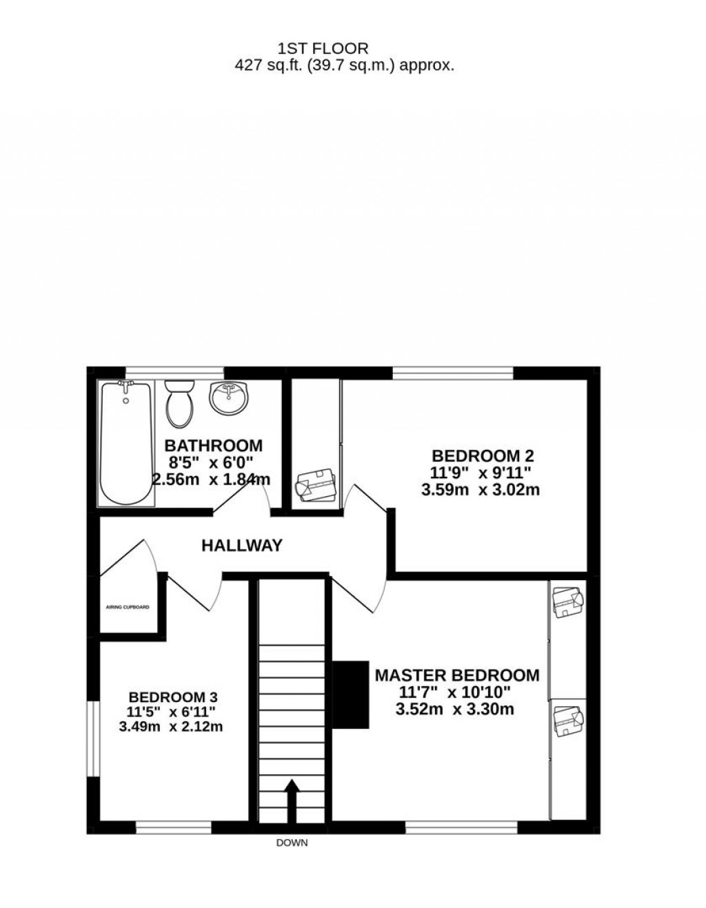 Floorplans For Oatfield Road, Frampton On Severn