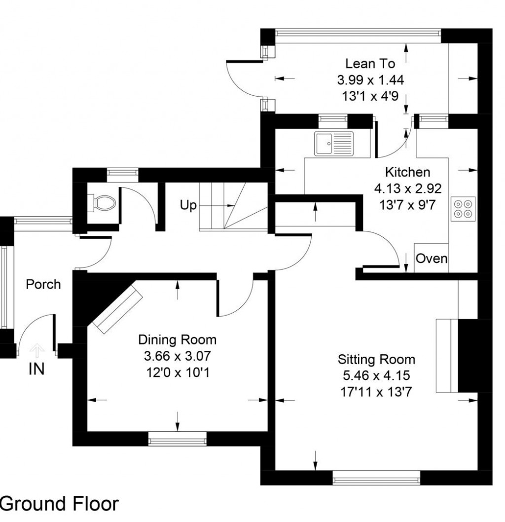 Floorplans For Tennyson Road, St Mark's, Cheltenham