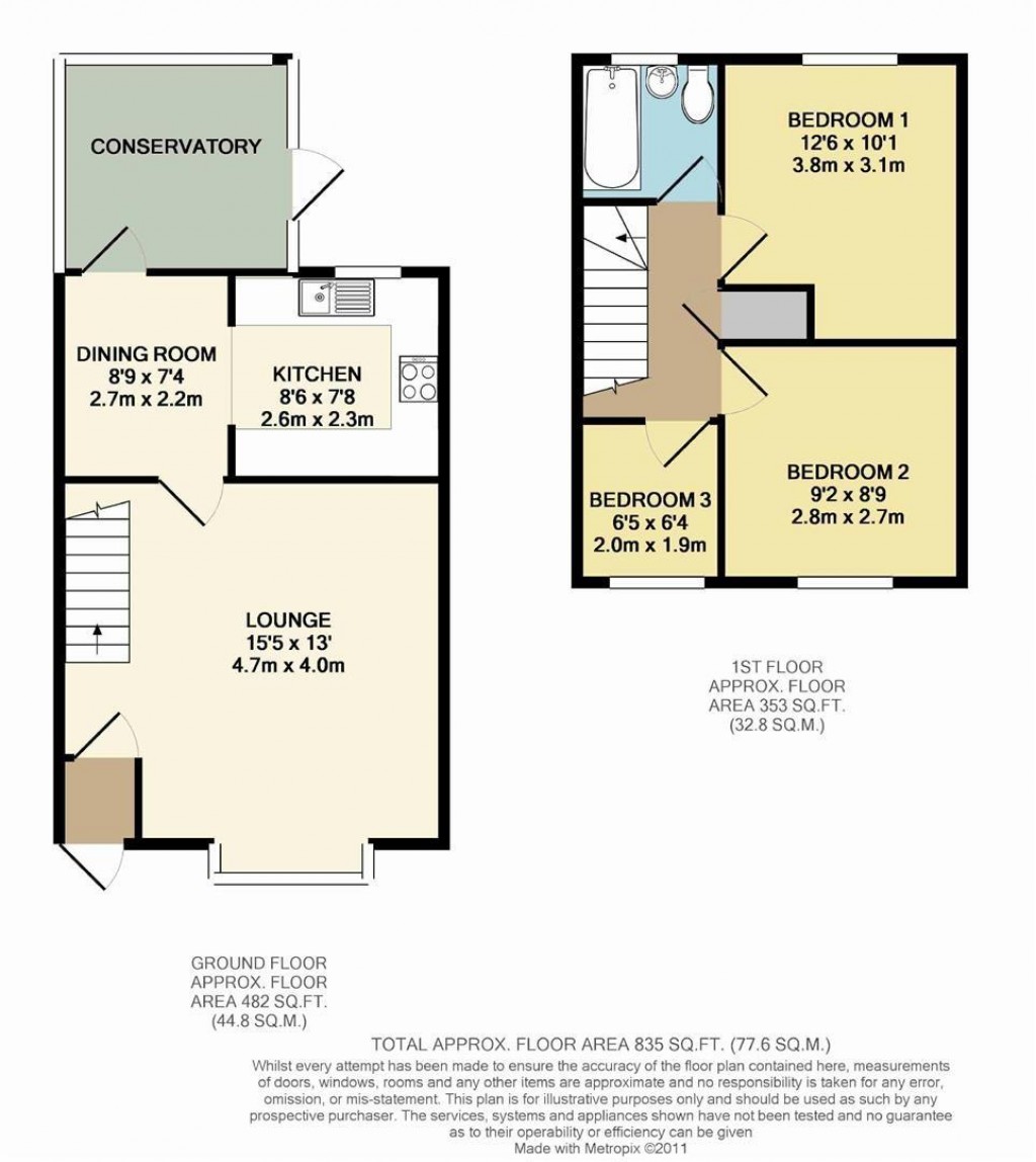 Floorplans For Russett Way, Newent, GL18