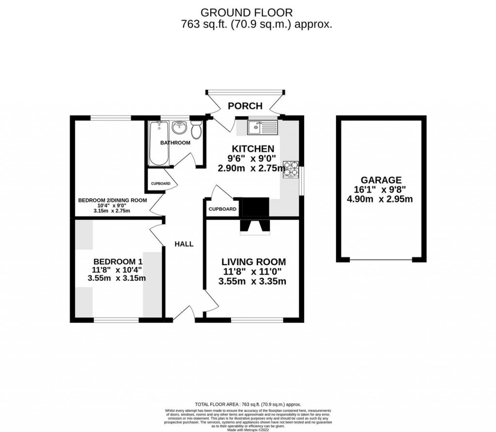 Floorplans For Larksfield Road, Kingscourt, Stroud