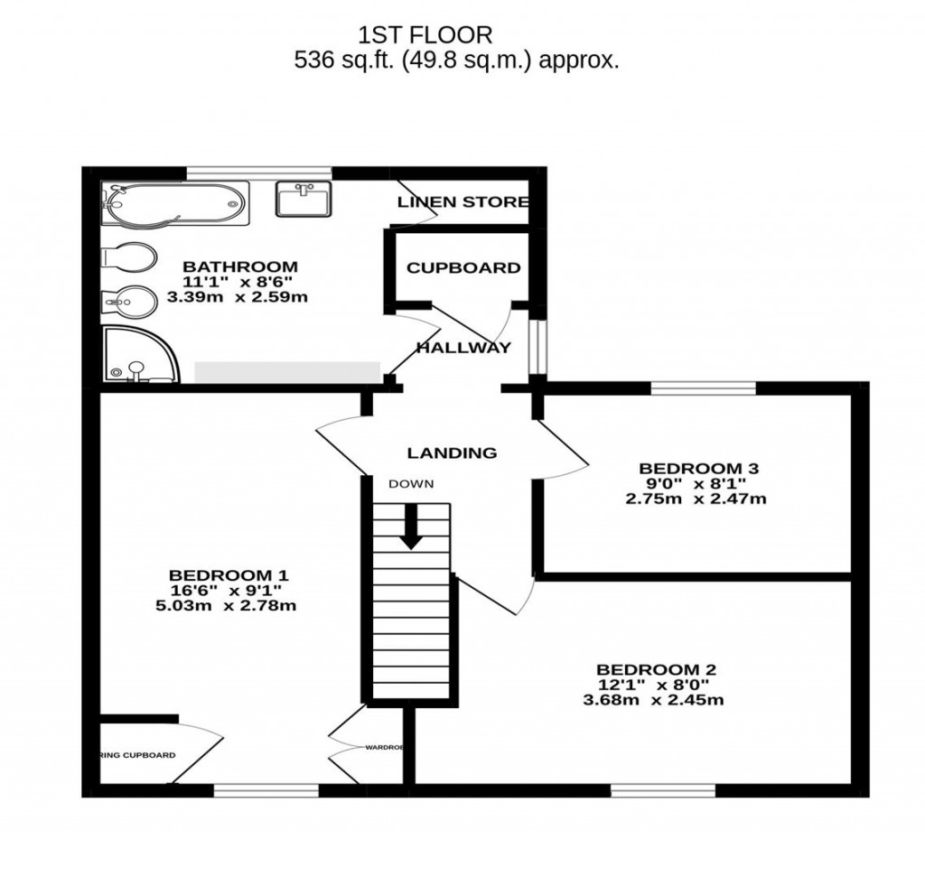 Floorplans For North Road West, The Reddings, Cheltenham