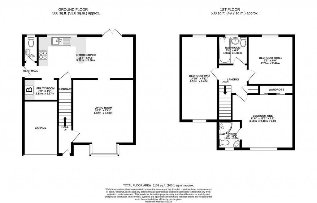 Floorplans For Spinney Road, Barnwood