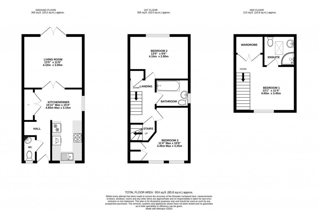 Floorplans For Swallowcroft, Eastington, Stonehouse