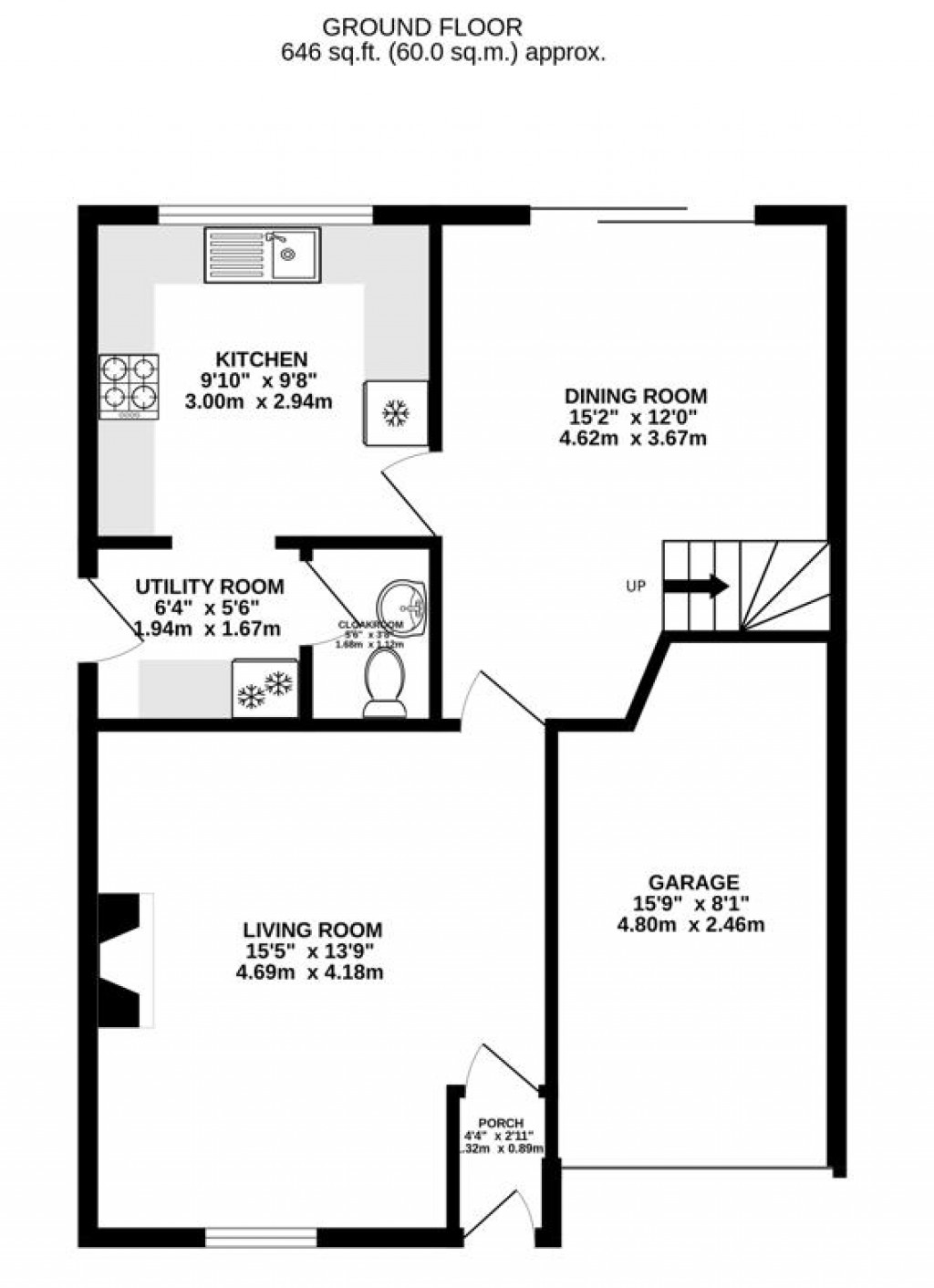 Floorplans For Willow Close, Dursley