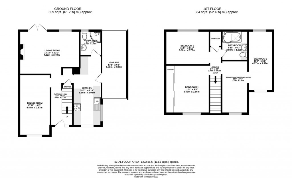 Floorplans For Elm Close, Kings Stanley, Stonehouse