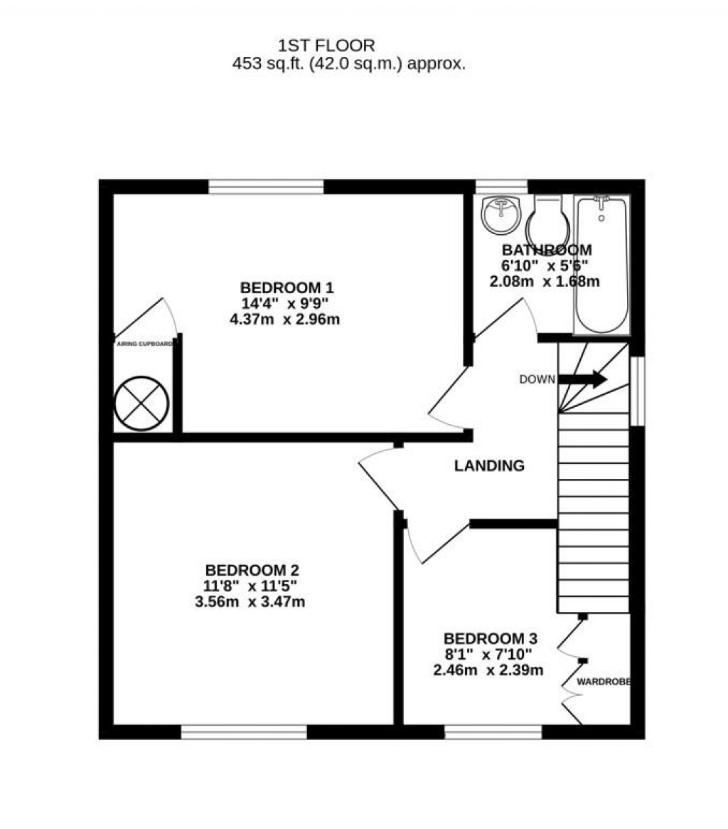 Floorplans For Coldwell Lane, Kings Stanley, Stonehouse