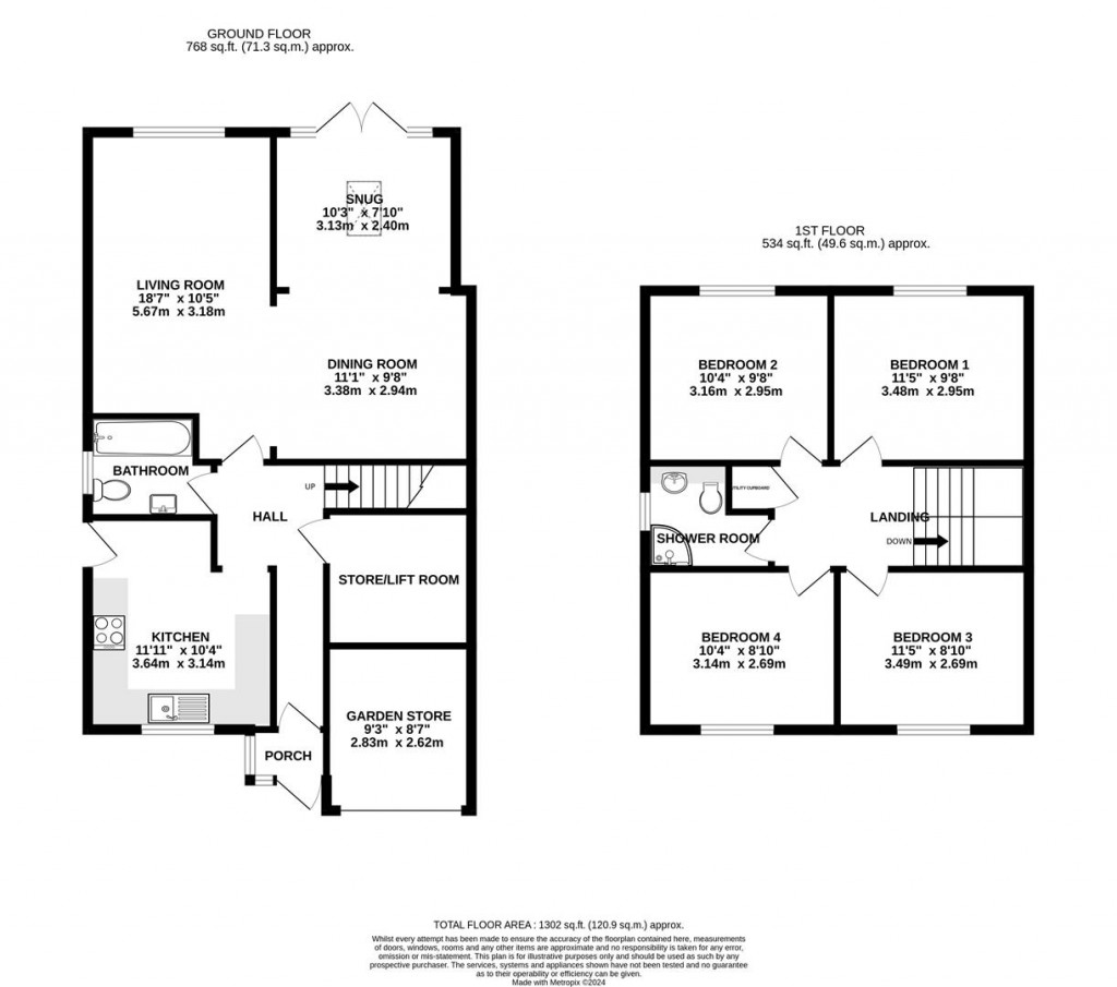 Floorplans For Hucclecote Road, Gloucester