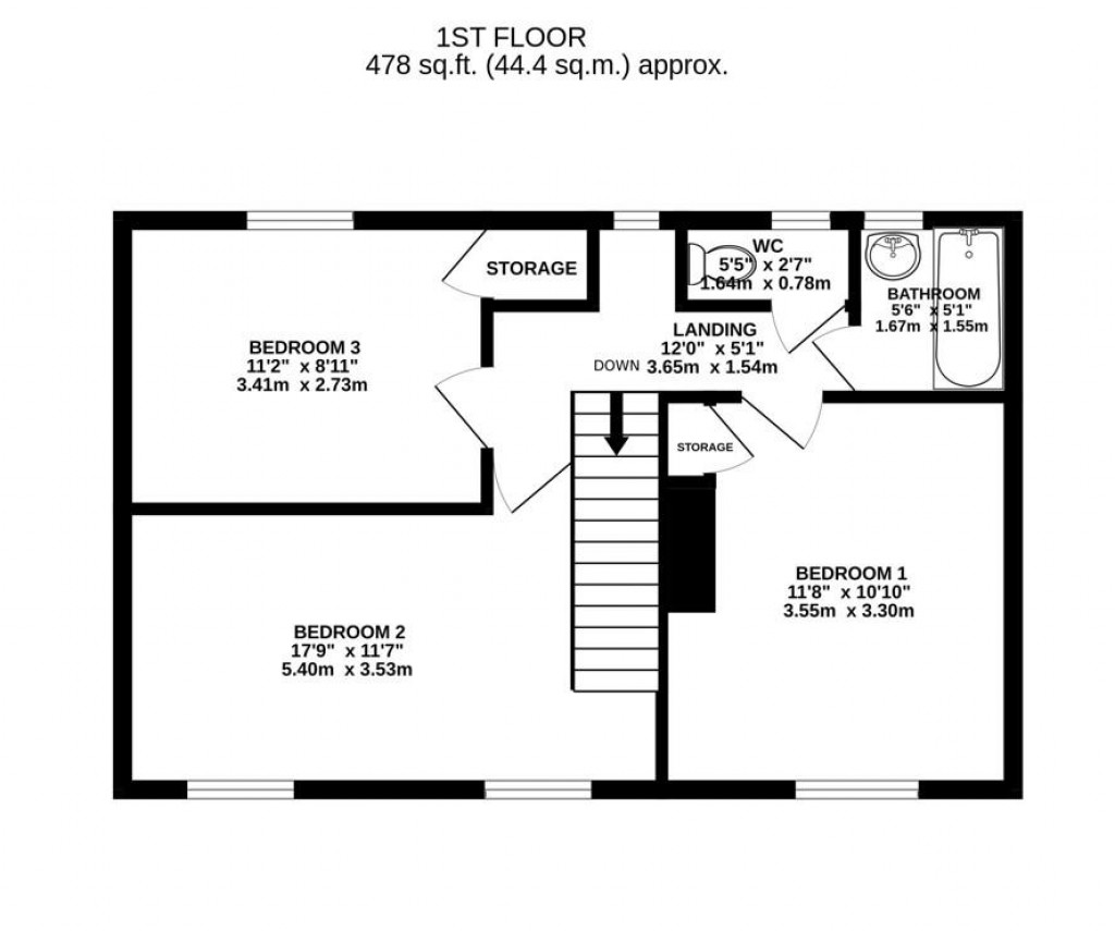 Floorplans For Park Road, Stonehouse