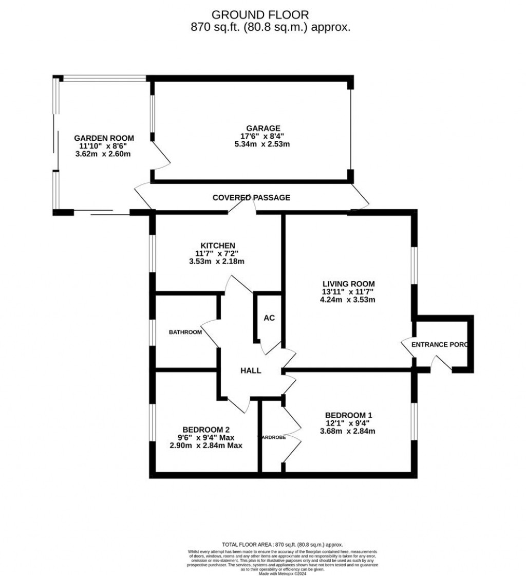 Floorplans For Croft Close, Newent