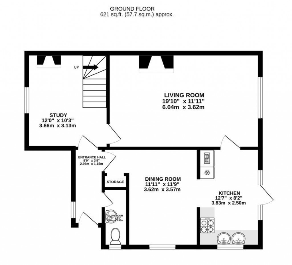 Floorplans For Middle Street, Eastington, Stonehouse