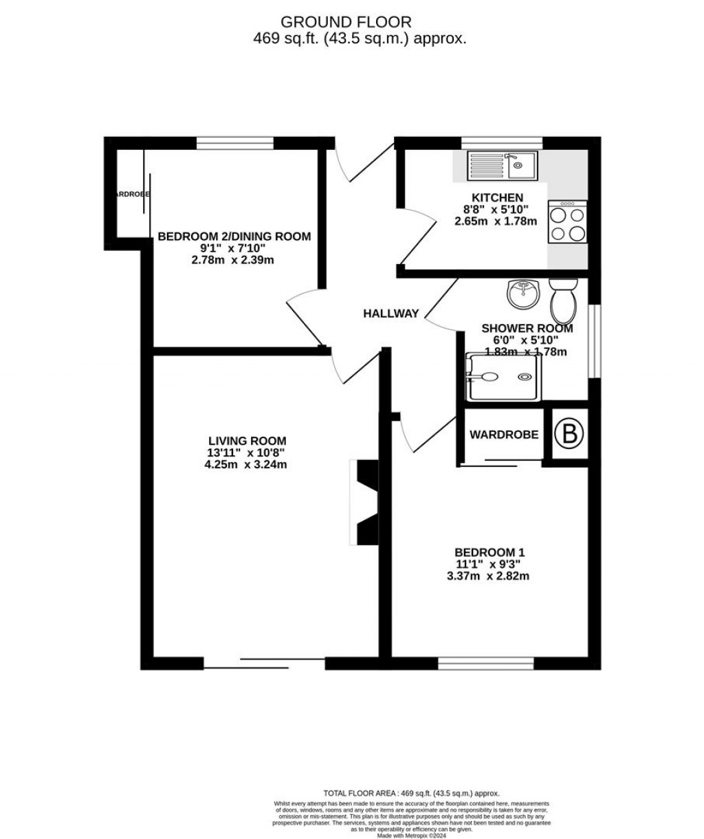 Floorplans For Hucclecote Mews, 78 Hucclecote Road