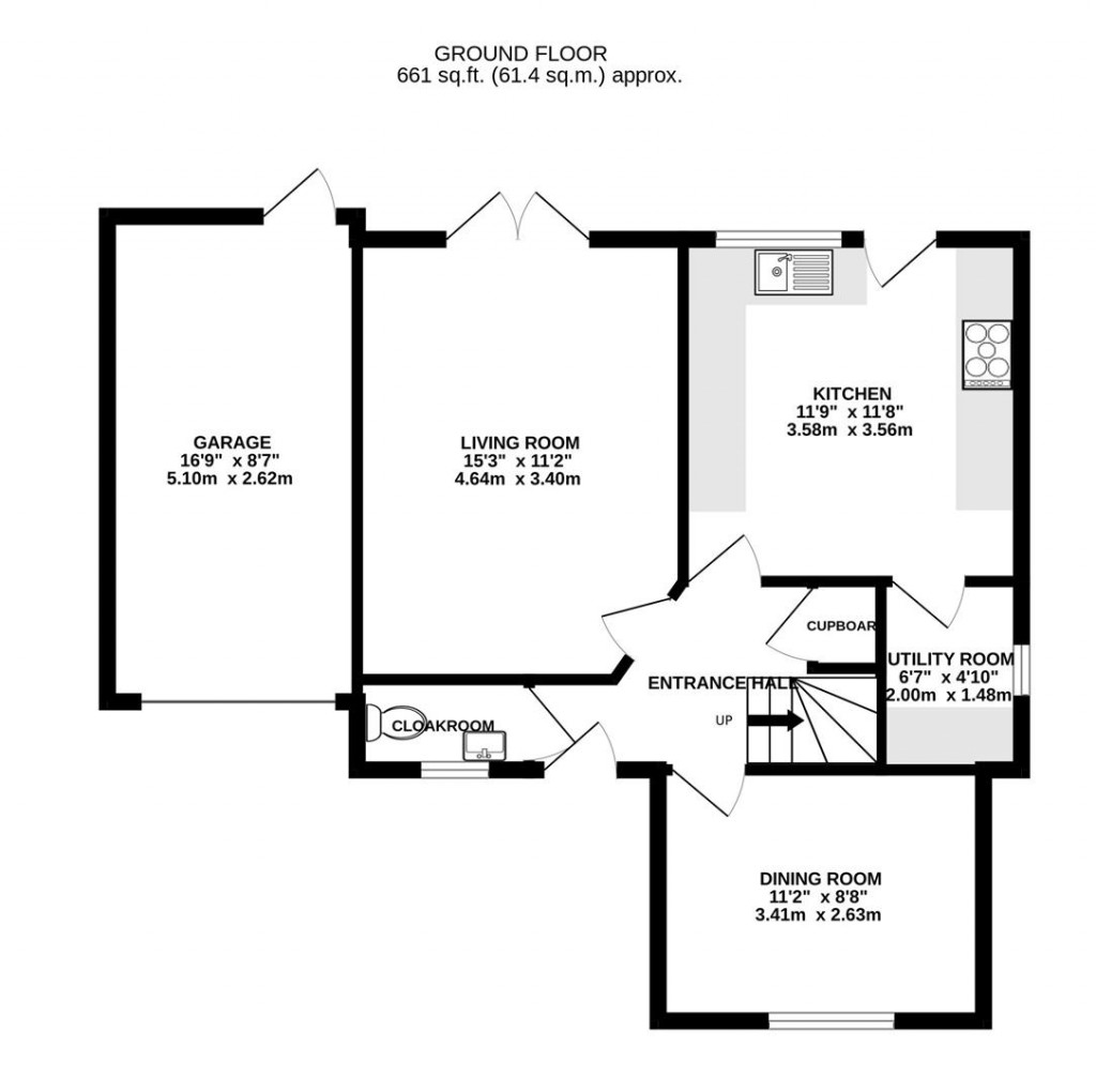 Floorplans For Hathorn Road, Hucclecote, Gloucester