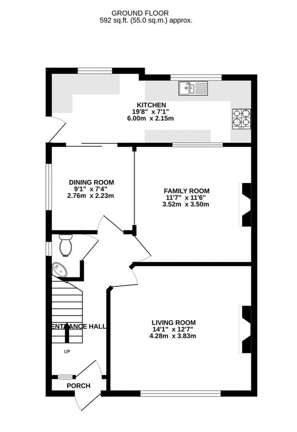 Floorplans For Sandycroft Road, Churchdown, Gloucester