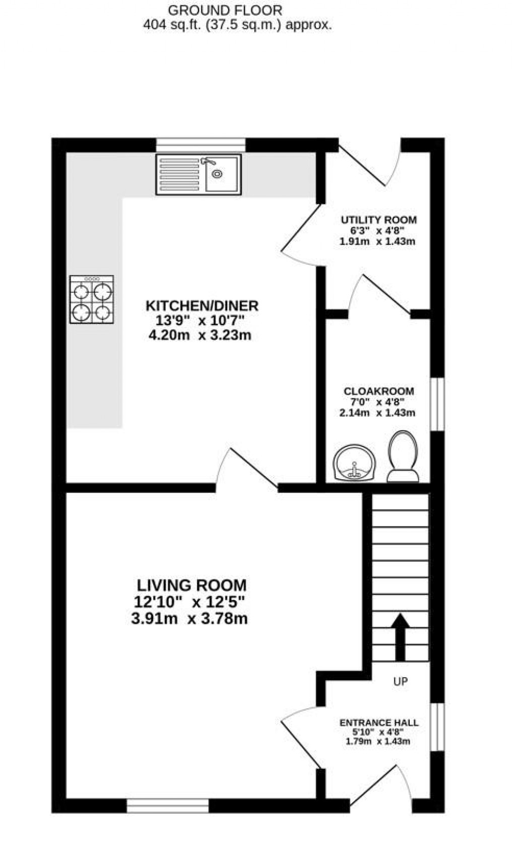 Floorplans For St. Georges Avenue, Kings Stanley, Stonehouse