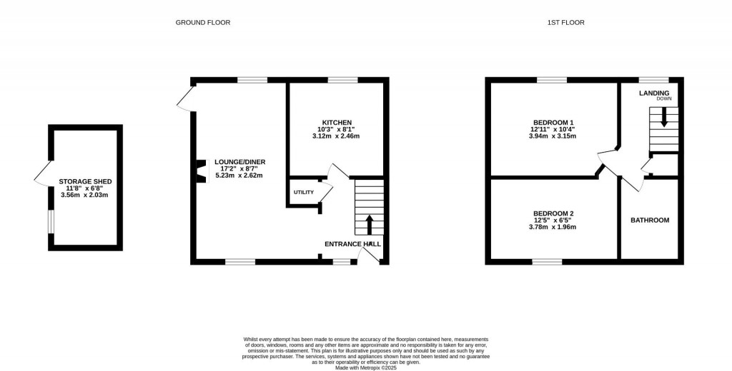 Floorplans For Goose Lane, Bollow, Westbury-On-Severn