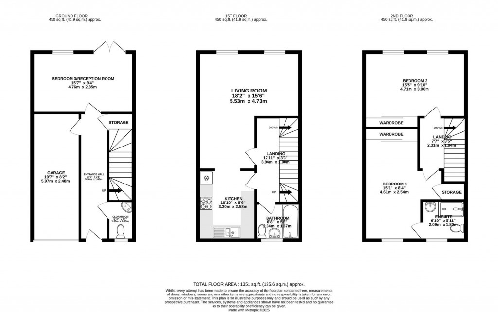 Floorplans For Greenaways, Ebley, Stroud