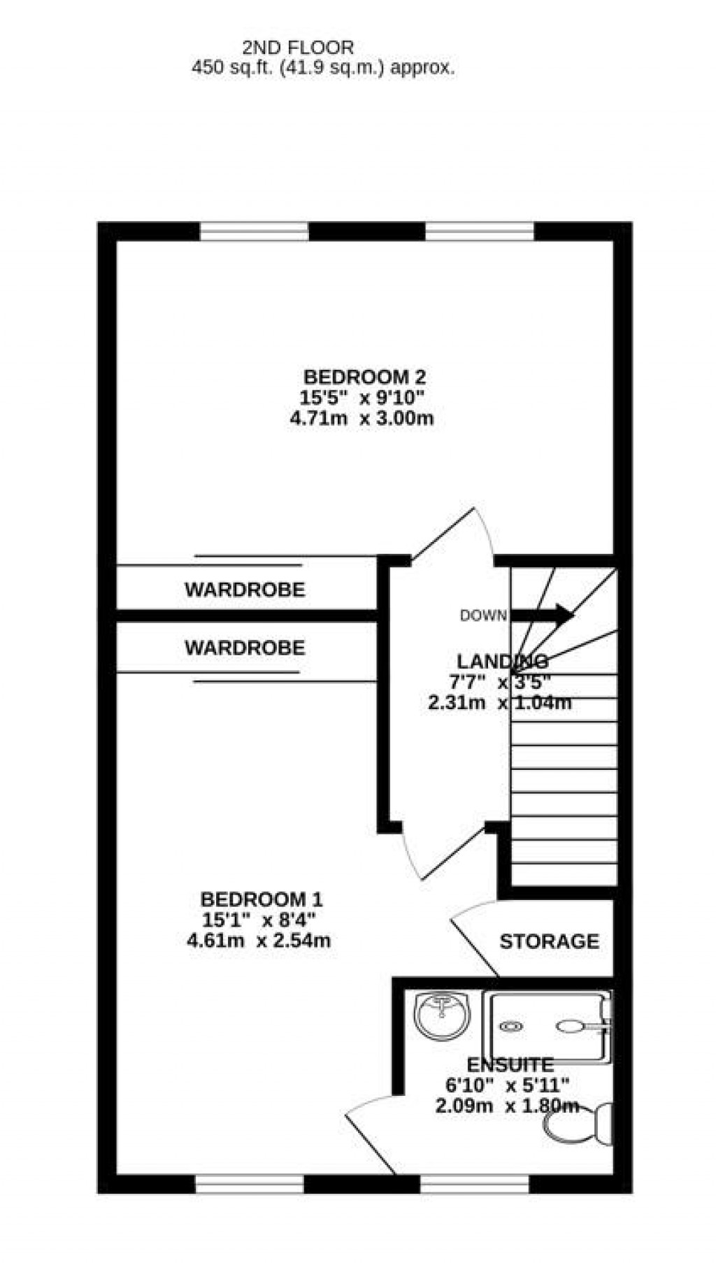 Floorplans For Greenaways, Ebley, Stroud
