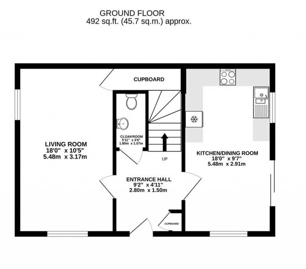 Floorplans For Rowbotham Way, Great Oldbury, Stonehouse