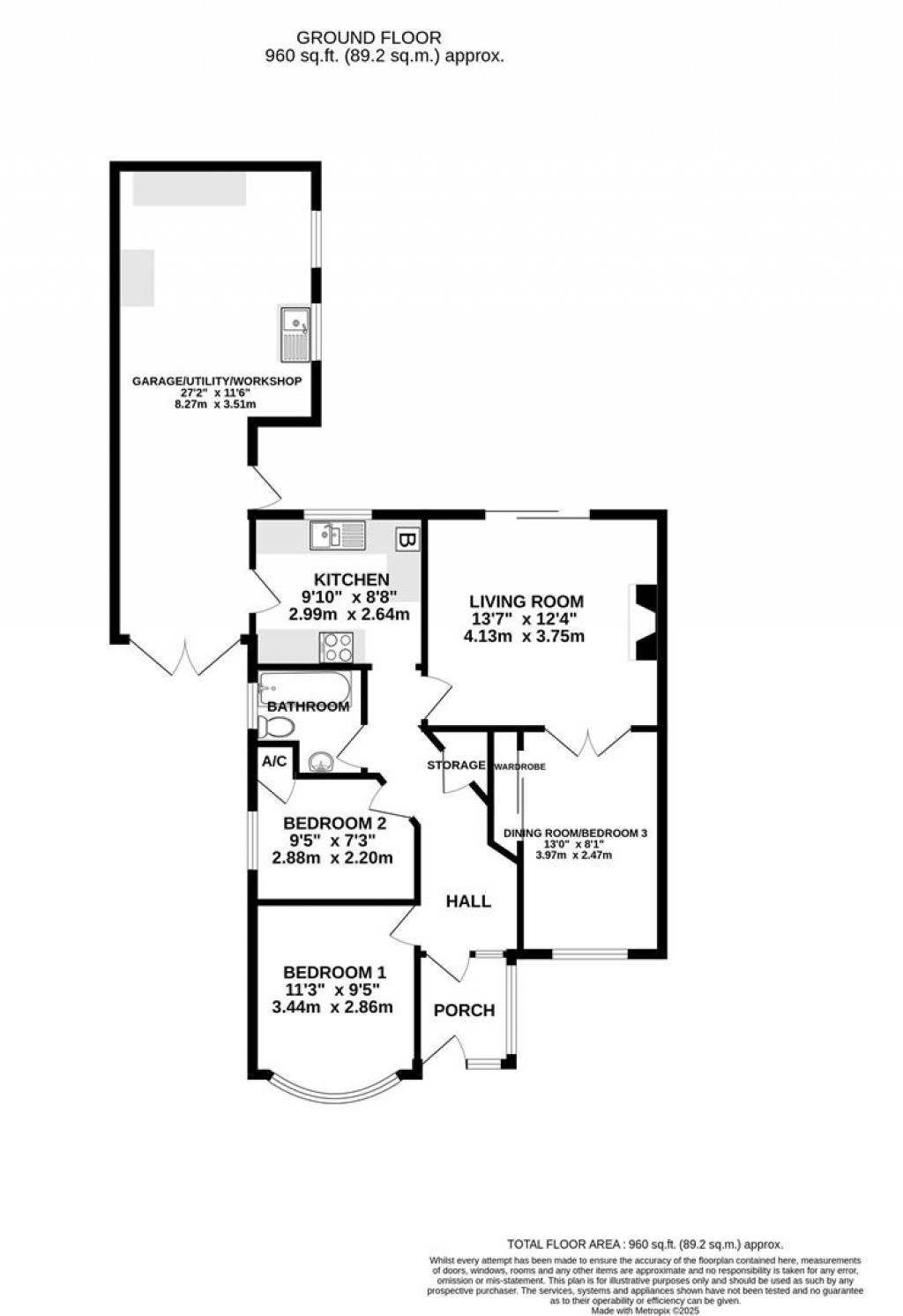Floorplans For Hillview Drive, Hucclecote, Gloucester