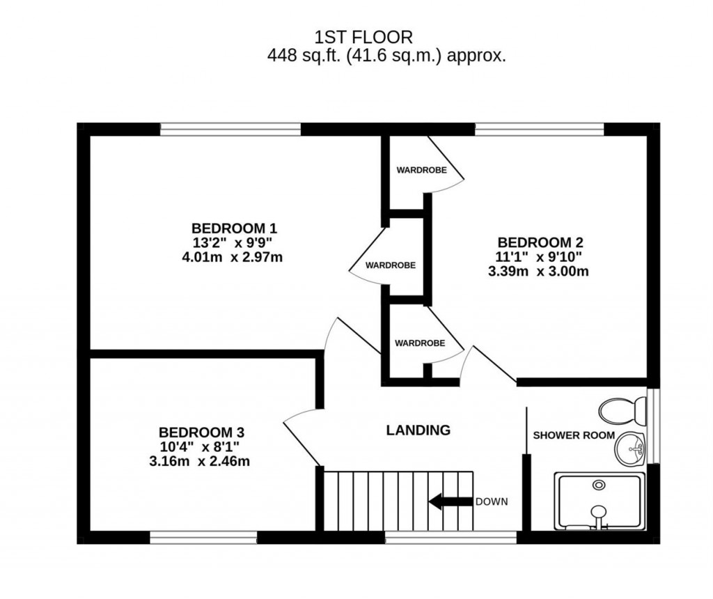 Floorplans For Elmgrove Road, Hucclecote, Gloucester