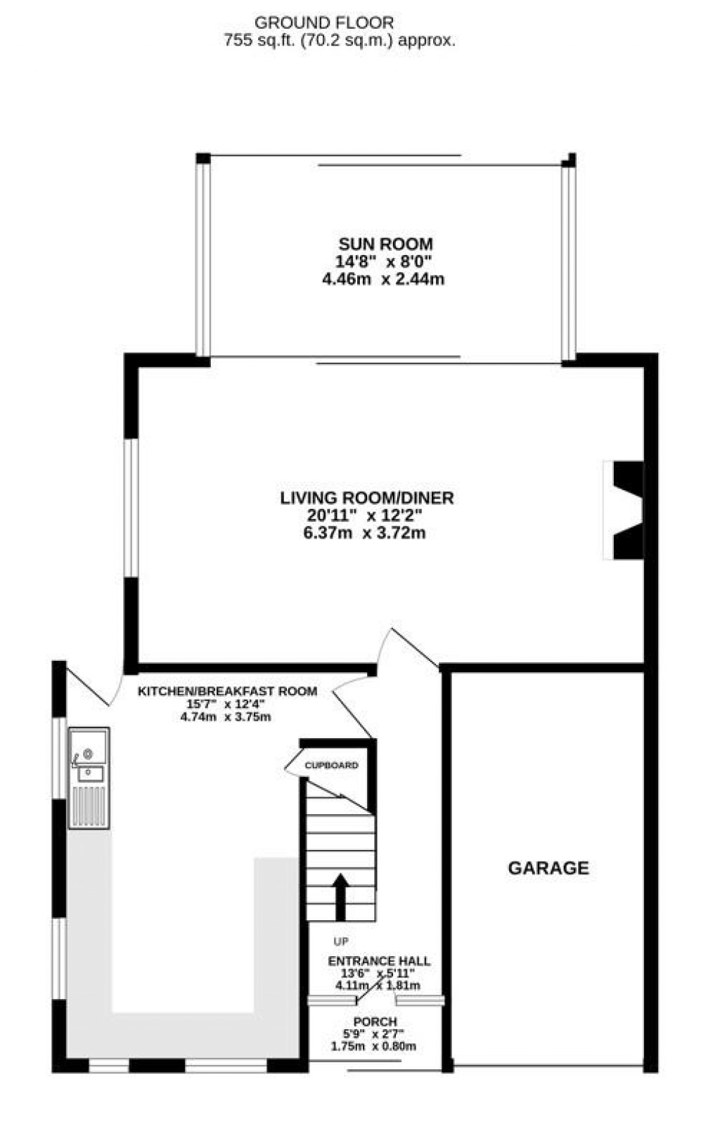 Floorplans For Arundel Drive, Rodborough, Stroud