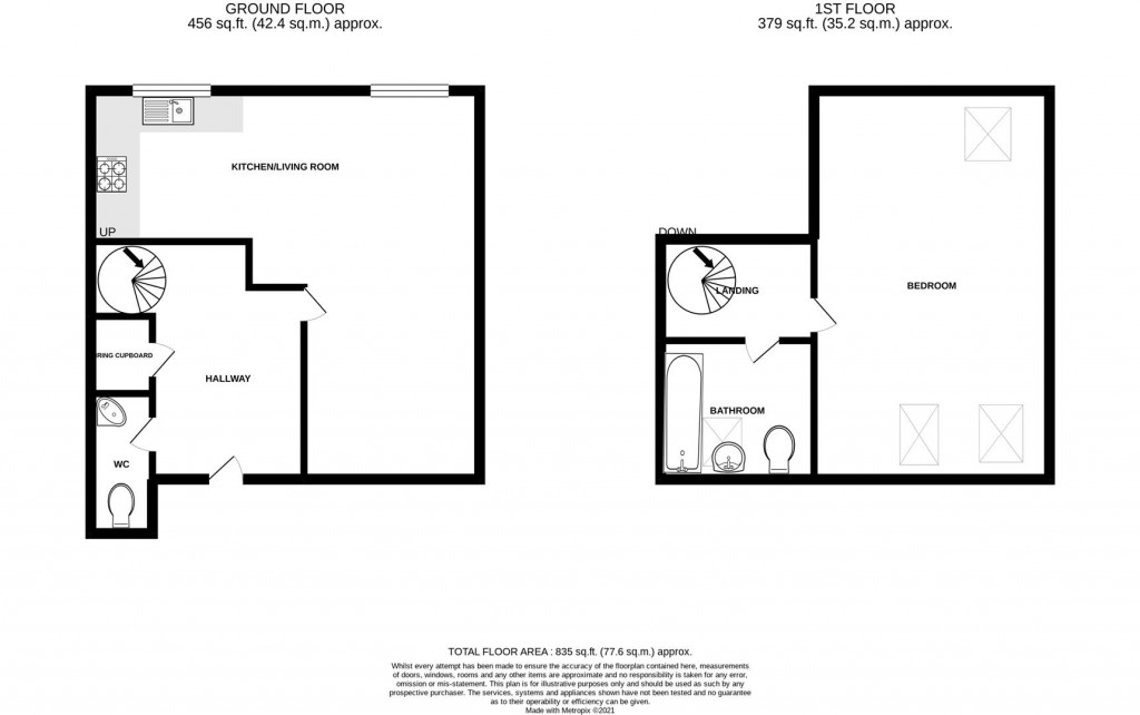 Floorplans For Pridays Mill, Gloucester Docks