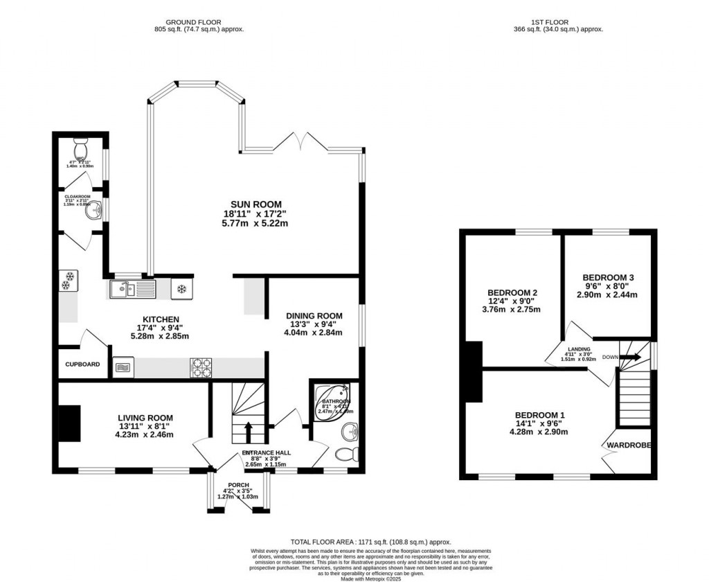 Floorplans For Alkerton Terrace, Eastington, Stonehouse