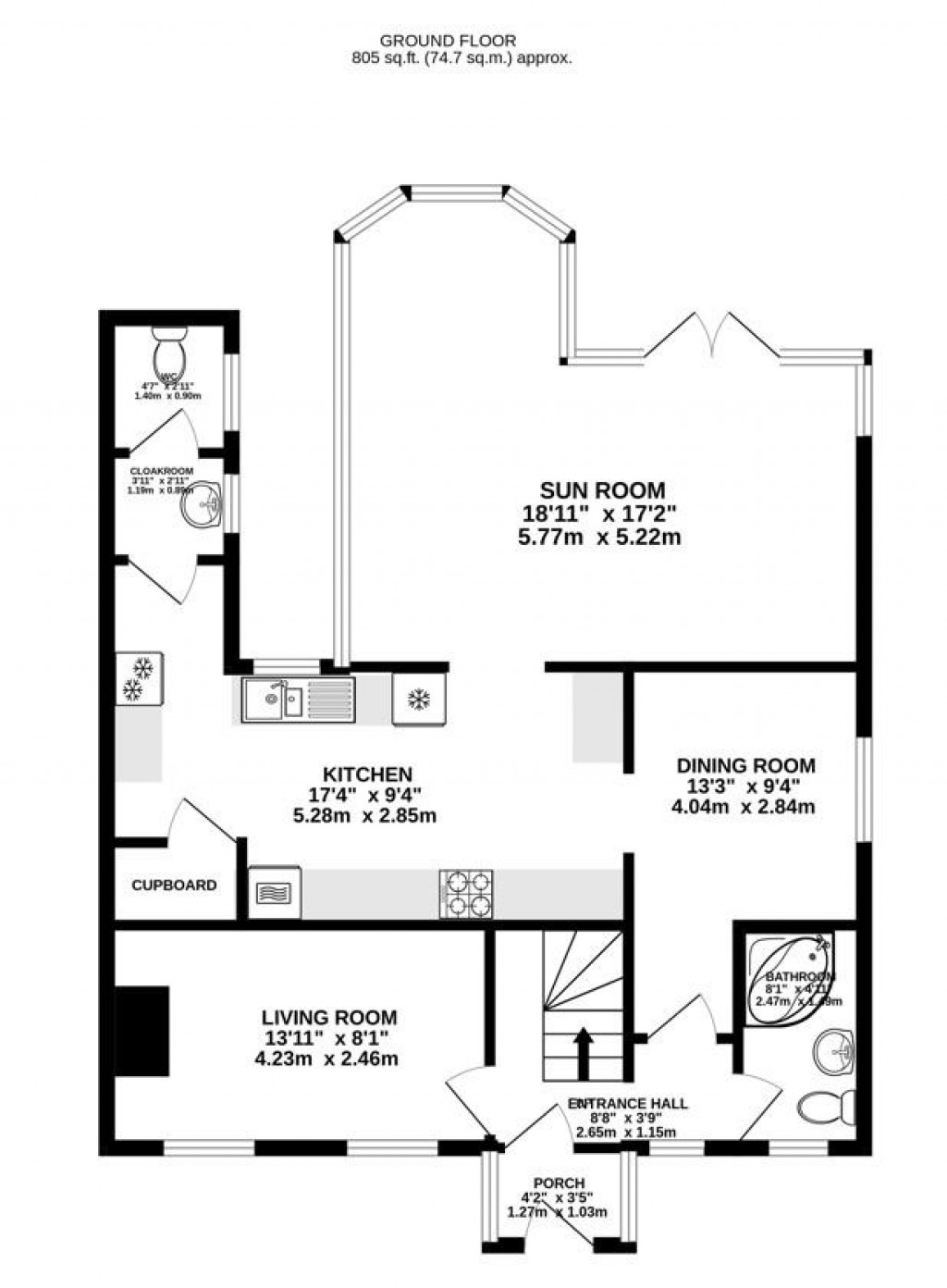 Floorplans For Alkerton Terrace, Eastington, Stonehouse