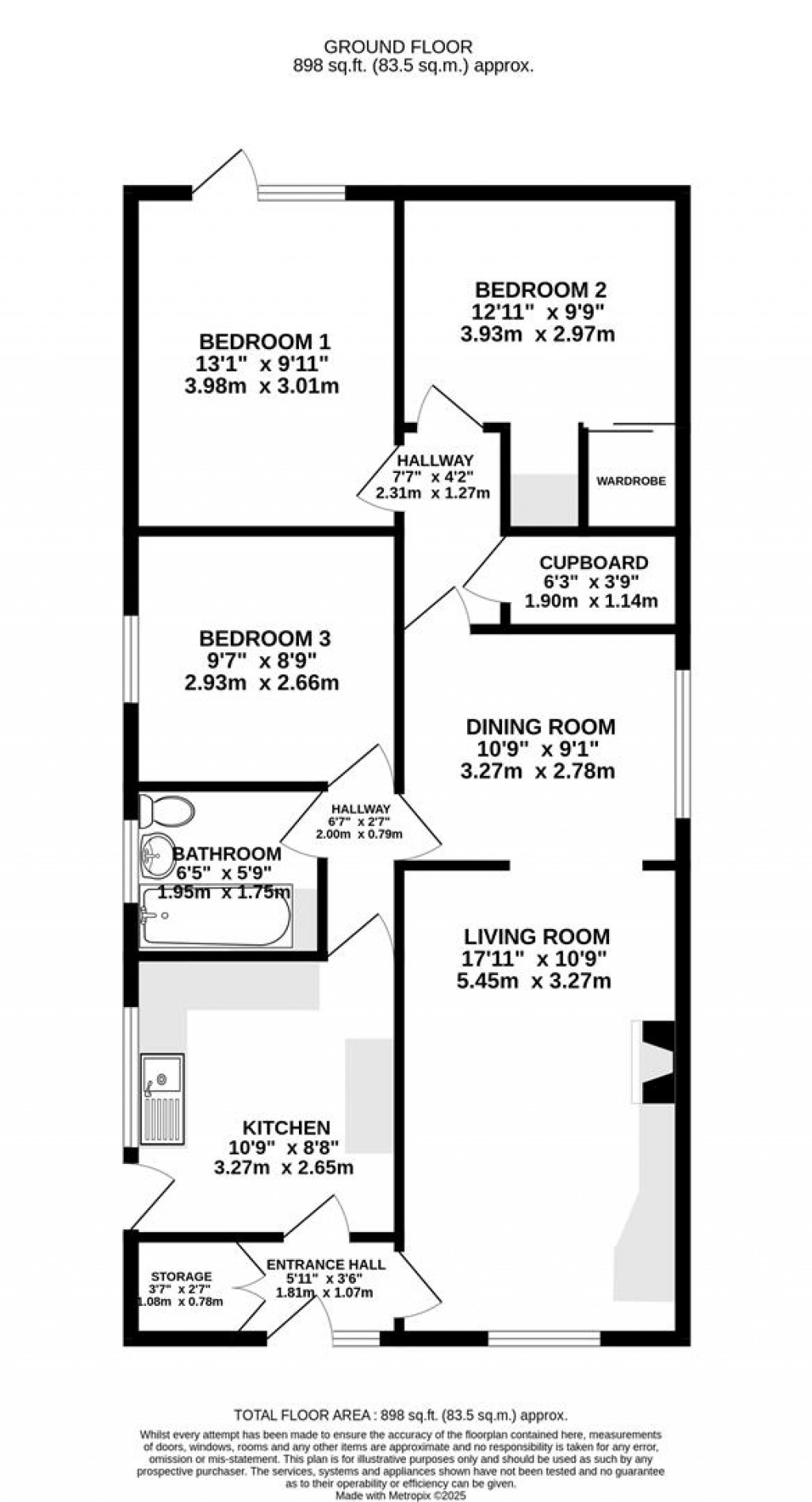 Floorplans For Humphreys Close, Stroud