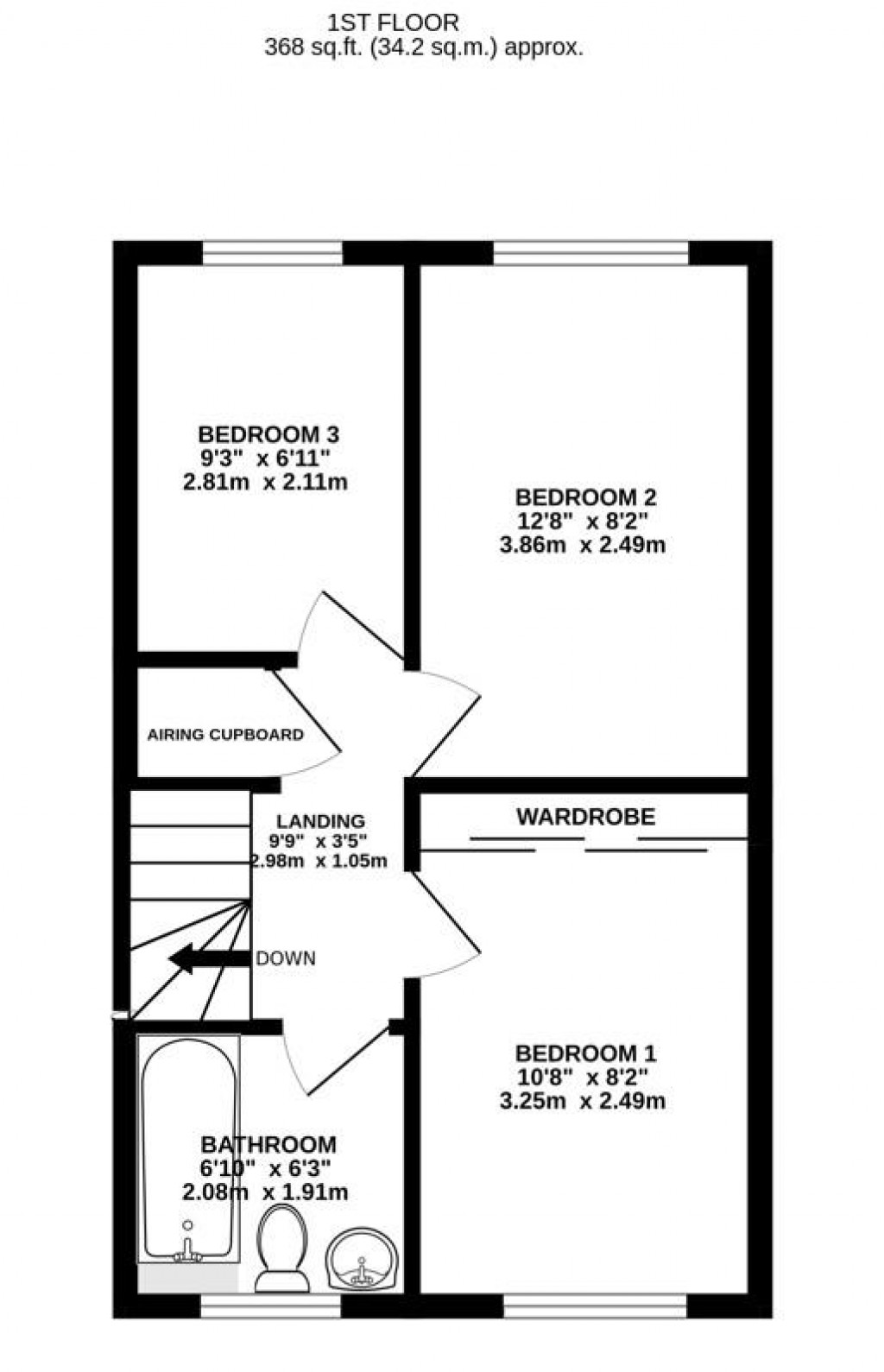 Floorplans For Bradestones Way, Stonehouse