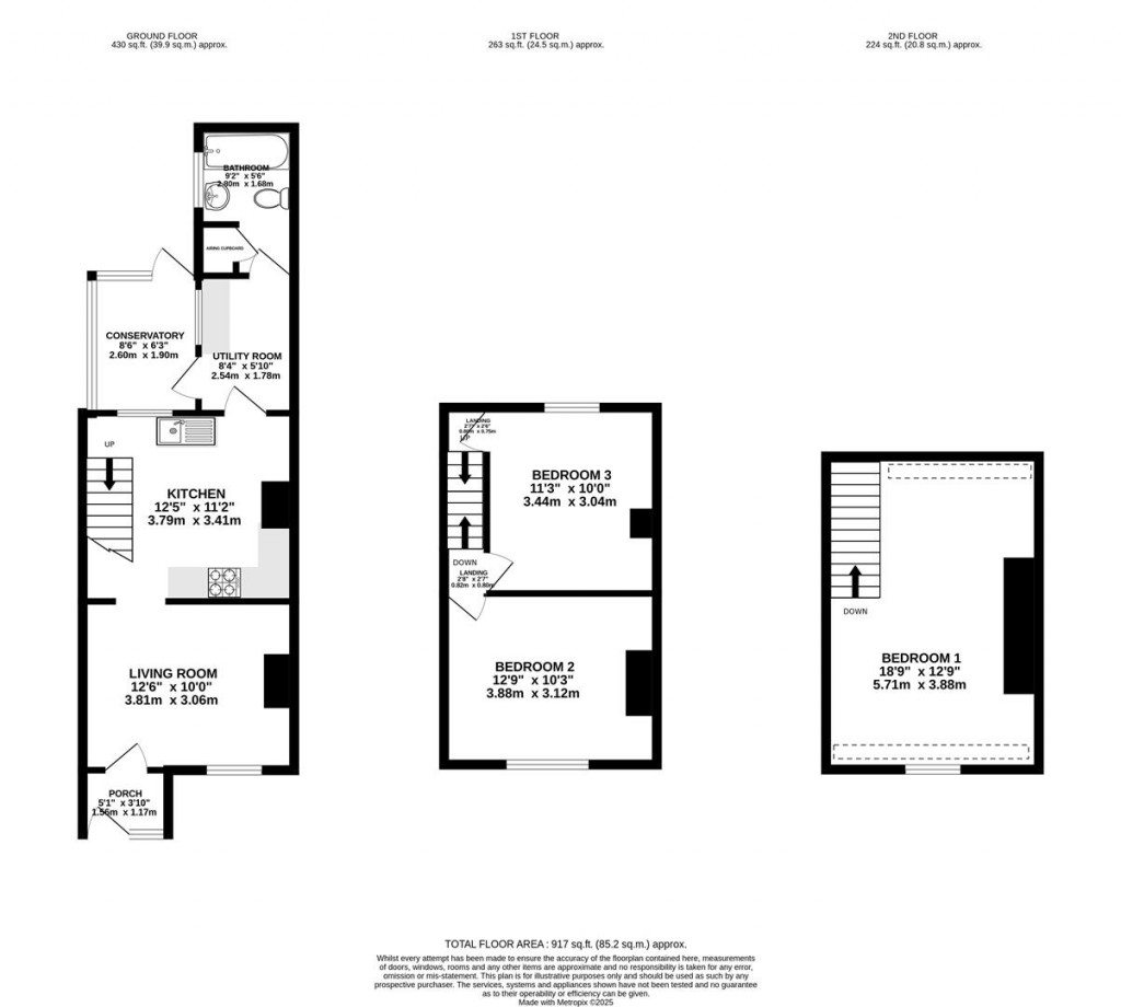 Floorplans For Avenue Terrace, Stonehouse