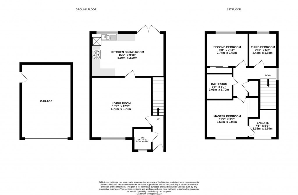 Floorplans For The Nurseries, Churchdown, Gloucester