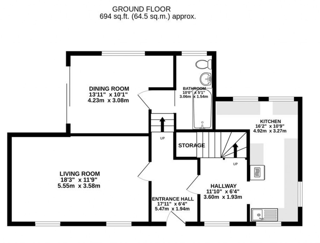 Floorplans For Bristol Road, Whitminster, Gloucester