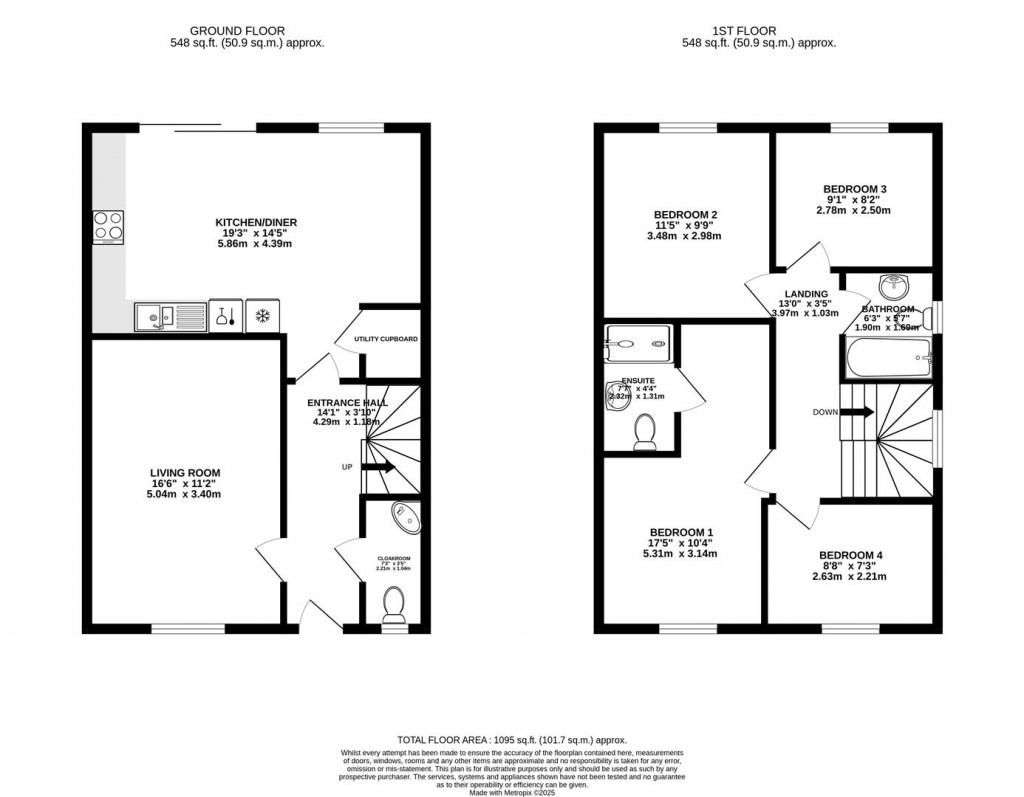 Floorplans For Rowbotham Way, Great Oldbury, Stonehouse