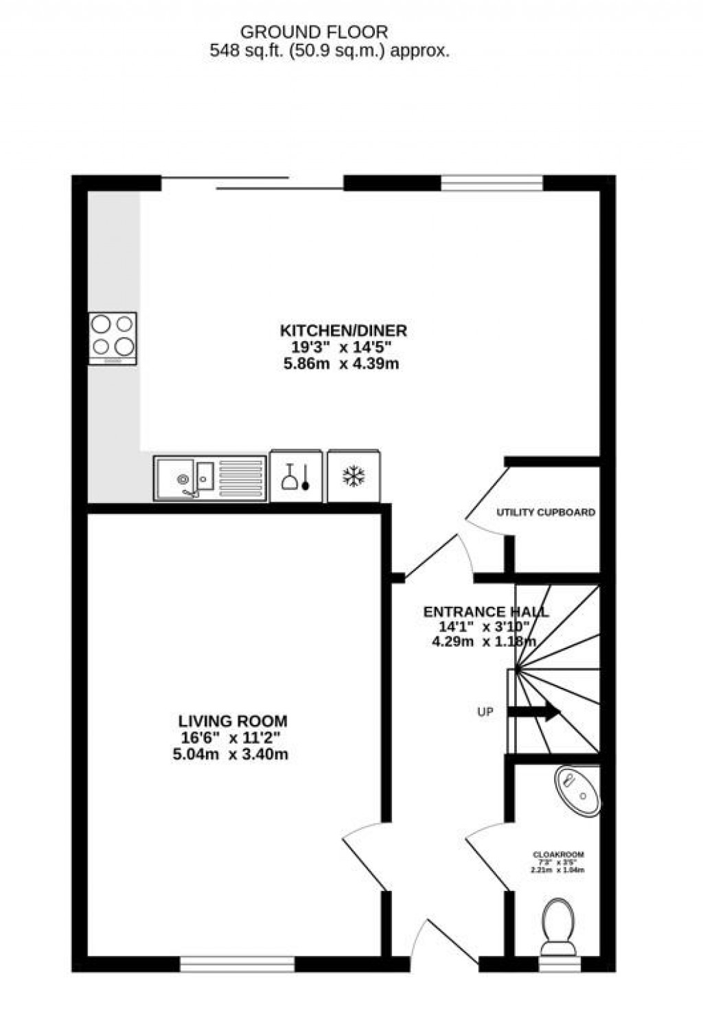 Floorplans For Rowbotham Way, Great Oldbury, Stonehouse
