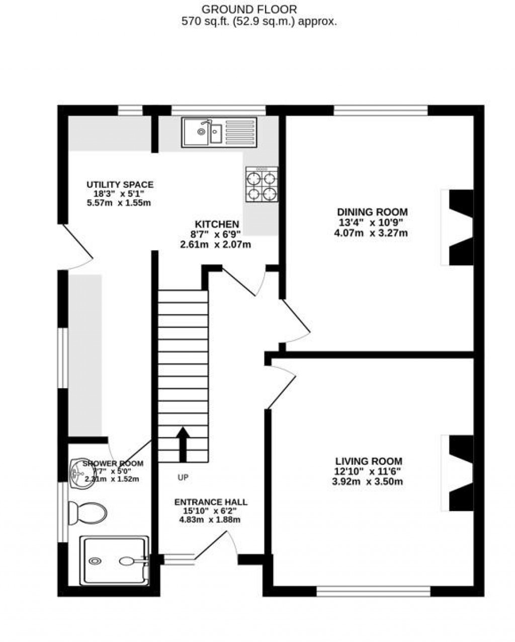 Floorplans For Box Road Avenue, Cam, Dursley