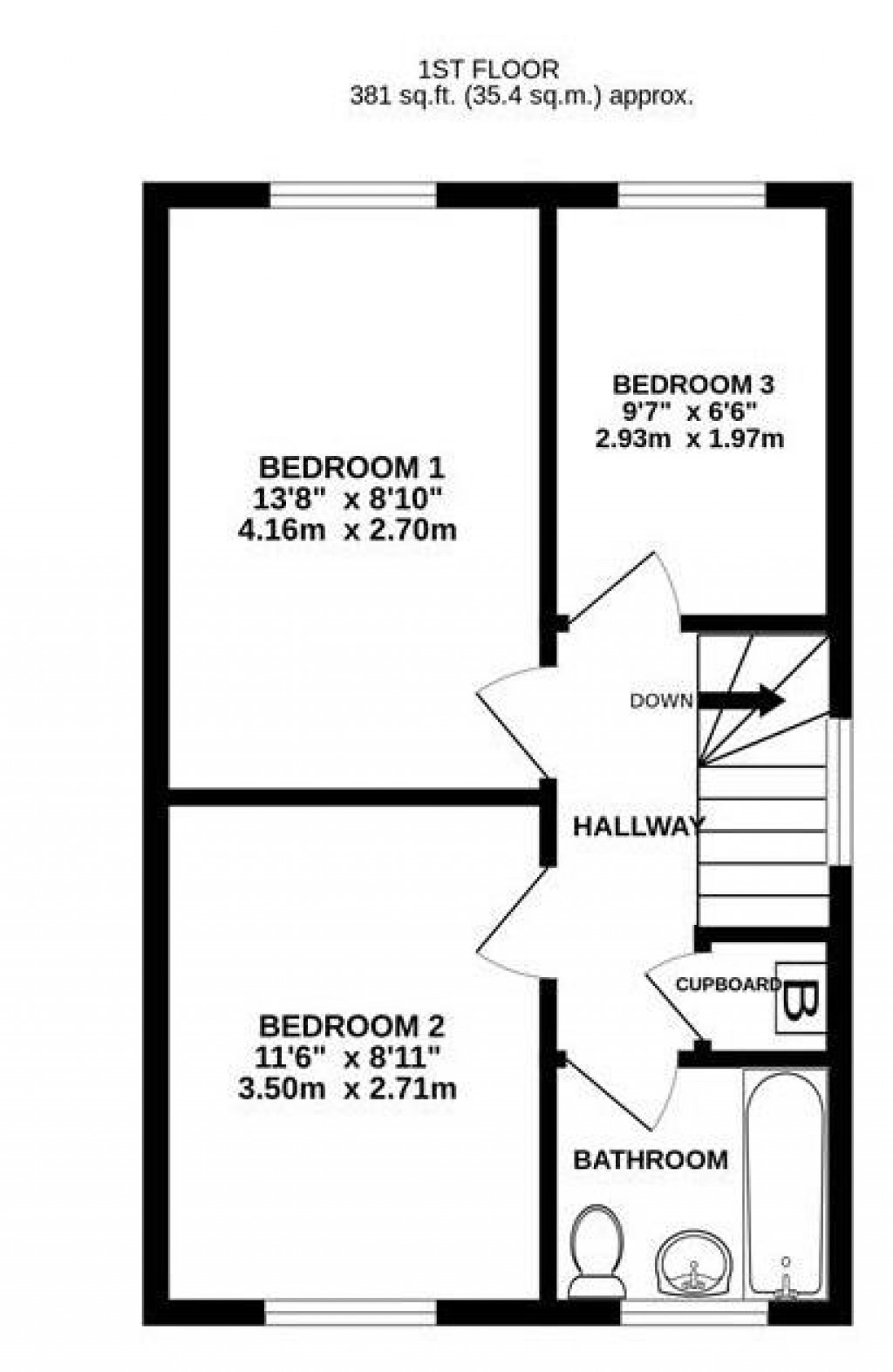 Floorplans For Gannet Close, Brockworth, Gloucester