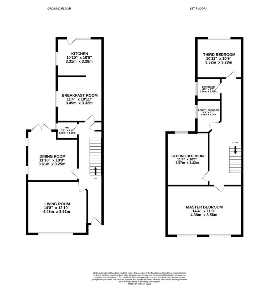 Floorplans For Calton Road, Gloucester